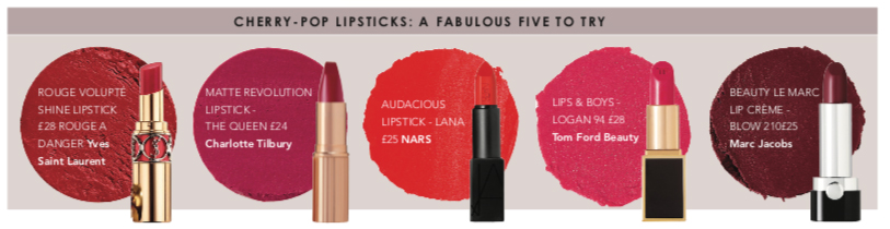 cherry pop lipsticks